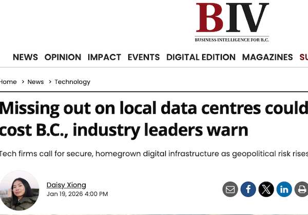Missing out on local data centres could cost B.C., industry leaders warn