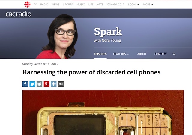 My intreview with the Spark show on the CBC Canadian Public radio
